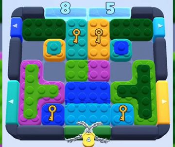 Color Block Jam level 541 / 1218 / 1435: screenshot of the board
