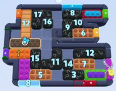Color Block Jam level: screenshot of the board