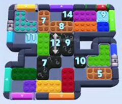 Color Block Jam level 1532 / 2442: screenshot of the board