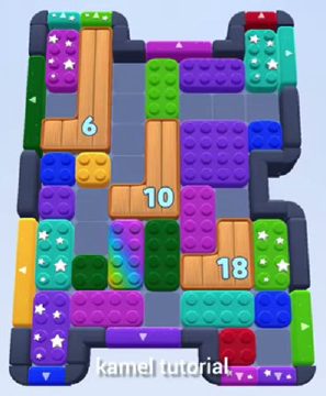 Color Block Jam level 271 / 422 / 659: screenshot of the board