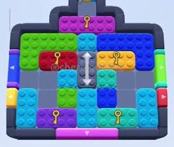 Color Block Jam level 561 / 1238 / 1455: screenshot of the board