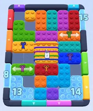 Color Block Jam level 178 / 1016 / 1689: screenshot of the board
