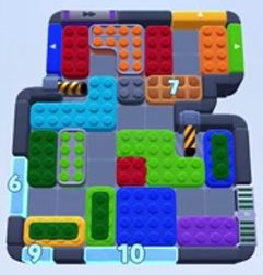 Color Block Jam level 1371 / 1374 / 1399 / 2307: screenshot of the board