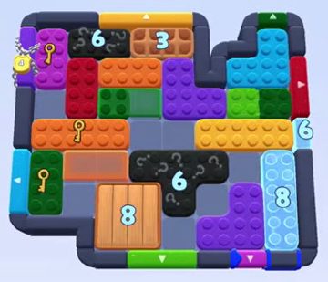 Color Block Jam level 1470 / 1472 / 1467 / 1481 / 1482 / 2391: screenshot of the board