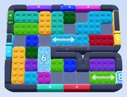 Color Block Jam level 597 / 1535: screenshot of the board