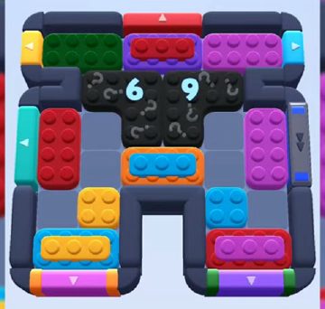 Color Block Jam level 765 / 768: screenshot of the board