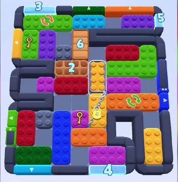 Color Block Jam level 1266 / 1267: screenshot of the board