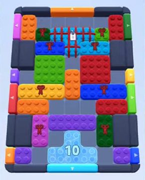 Color Block Jam level 336 / 730 / 1174: screenshot of the board