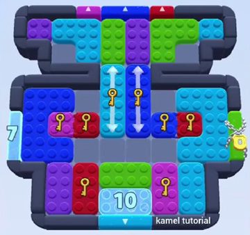 Color Block Jam level 498 / 906 / 1392: screenshot of the board