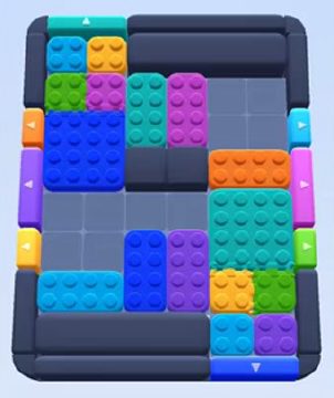 Color Block Jam level 108 / 496 / 946 / 1563: screenshot of the board