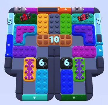 Color Block Jam level 1119 / 1120: screenshot of the board