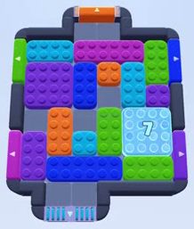 Color Block Jam level: screenshot of the board