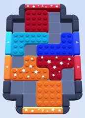 Color Block Jam level 35: screenshot of the board