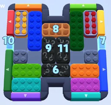 Color Block Jam level 989 / 1031 / 1893: screenshot of the board