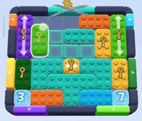Color Block Jam level 485 / 902 / 1379: screenshot of the board