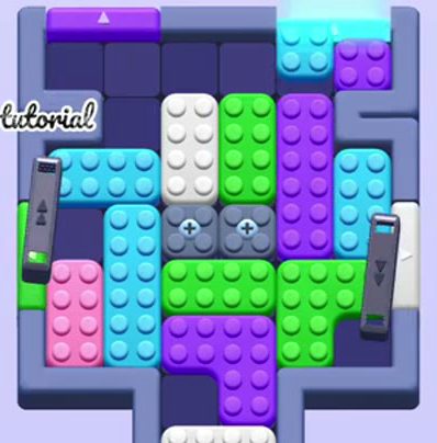 Color Block Jam level 1792: screenshot of the board