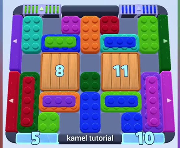 Color Block Jam level 390 / 460 / 784 / 1284: screenshot of the board