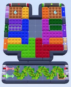 Color Block Jam level 1655 / 1692 / 2645: screenshot of the board