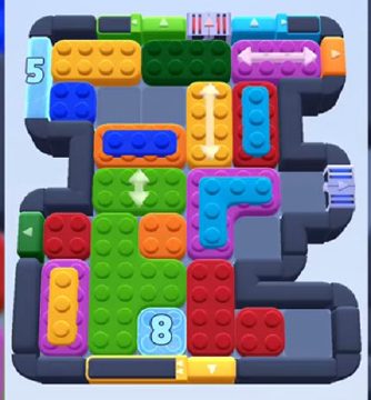 Color Block Jam level 612 / 1534: screenshot of the board