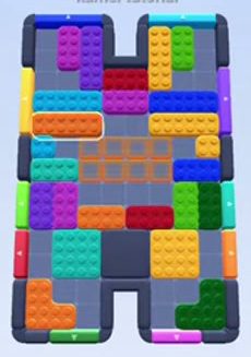 Color Block Jam level 158 / 546 / 996 / 1669: screenshot of the board