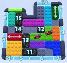 Color Block Jam level 764 / 762: screenshot of the board
