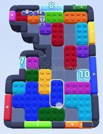 Color Block Jam level 659 / 1610: screenshot of the board