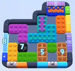 Color Block Jam level 1120 / 2064: screenshot of the board
