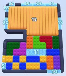 Color Block Jam level 1748 / 2755: screenshot of the board
