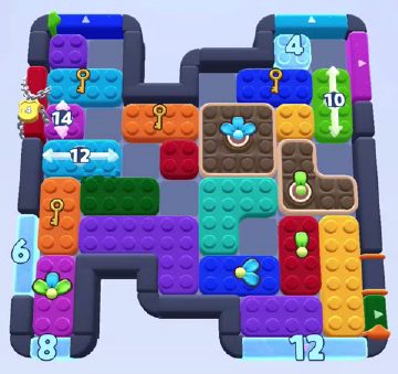 Color Block Jam level 1538 / 1541 / 1544 / 1545 / 1550: screenshot of the board