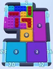 Color Block Jam level 1603 / 1617 / 1662 / 2594: screenshot of the board