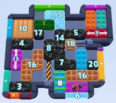 Color Block Jam level 1612 / 2523: screenshot of the board