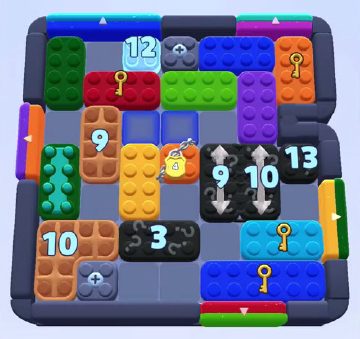 Color Block Jam level 1276 / 1280 / 2180: screenshot of the board
