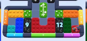 Color Block Jam level 933: screenshot of the board