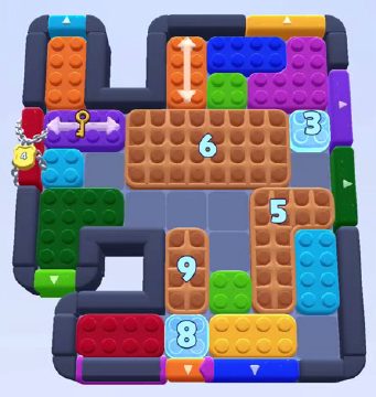 Color Block Jam level 1528 / 1530 / 1533 / 1536 / 1537: screenshot of the board