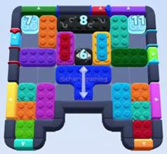 Color Block Jam level 1179 / 1181 / 1199 / 2067: screenshot of the board