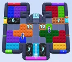 Color Block Jam level 1497 / 2407: screenshot of the board