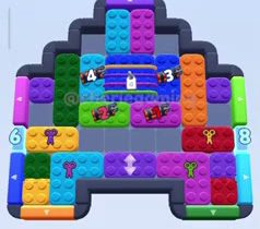 Color Block Jam level 805: screenshot of the board