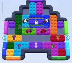 Color Block Jam level: screenshot of the board