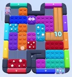 Color Block Jam level 706 / 741: screenshot of the board
