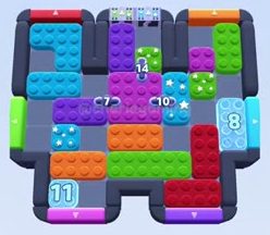 Color Block Jam level 698 / 1618: screenshot of the board
