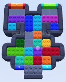 Color Block Jam level 465 / 1359: screenshot of the board