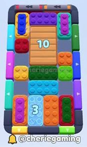 Color Block Jam level: screenshot of the board