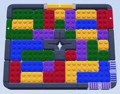 Color Block Jam level: screenshot of the board