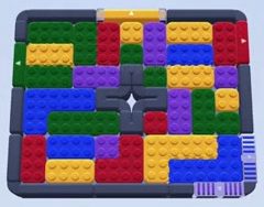 Color Block Jam level 225: screenshot of the board