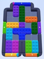 Color Block Jam level 1152: screenshot of the board