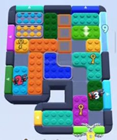 Color Block Jam level 900 / 899 / 1805: screenshot of the board