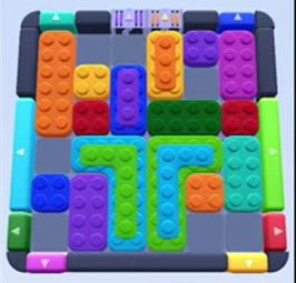 Color Block Jam level 64 / 63: screenshot of the board