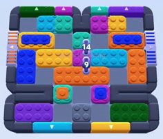 Color Block Jam level 1300 / 1304 / 1297 / 1319 / 2226: screenshot of the board