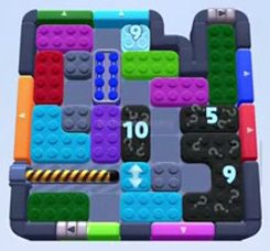 Color Block Jam level 1365 / 1382 / 2290: screenshot of the board