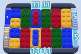 Color Block Jam level 150: screenshot of the board